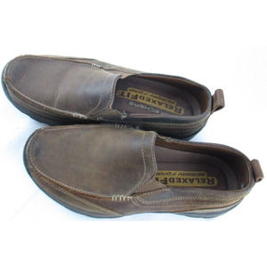Skechers 9.5 Relax Fit Men Leather Brown